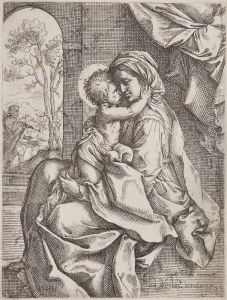 The Virgin And Christ Child by Ventura Salimbeni