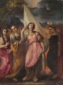 Santa Orsola E Lecompagne by Ventura Salimbeni