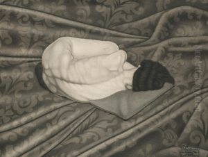 Nu De Dos by Cagnaccio Di San Pietro
