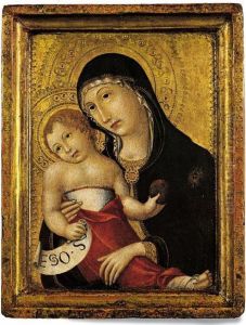 Madonna Col Bambino by Ansano Mancio Di Sano Di Pietro