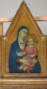 Madonna And Child by Ansano Mancio Di Sano Di Pietro