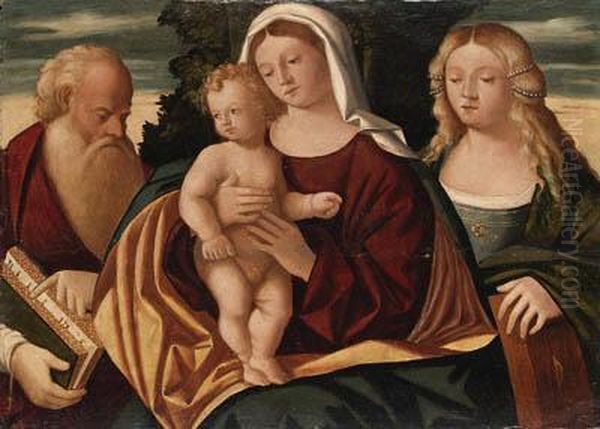 The Madonna And Child With Saints Jerome And Catherine - view 1