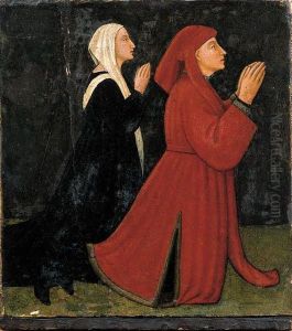 Due Devoti In Preghiera (frammento) by Paolo di Stefano Badaloni Schiavo
