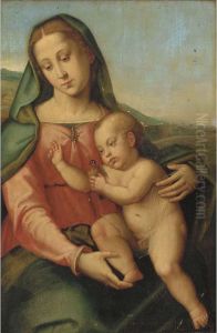 The Madonna And Child by Giovanni Antonio Sogliani