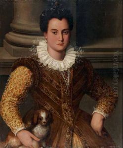 Ritratto Di Gentildonna by Santi Di Tito