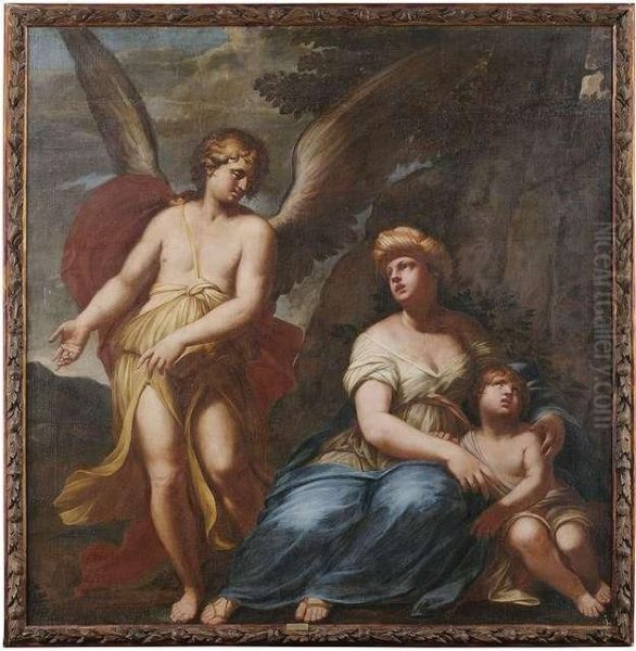 The
Angel Succouring Hagar And Ismael. - view 1