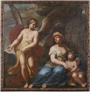 The Angel Succouring Hagar And Ismael.