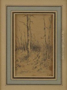 Paysage Aux Grands Arbres by Emile Diaz De La Pena
