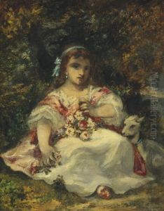 La Fille De Diaz by Narcisse-Virgile D Az De La Pena