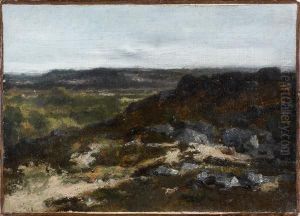 Vue Des Environs De Fontainebleau by Narcisse Virgilio Diaz De La Pena