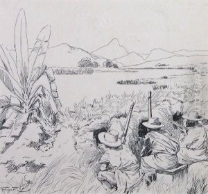 "escena Con Soldados" by Carlos Angel Diaz Huertas