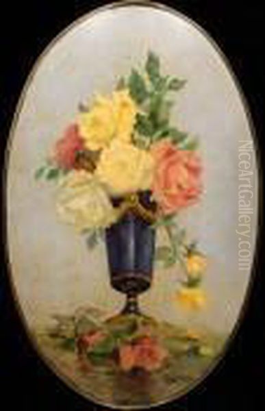 Jarron Con Rosas - view 1