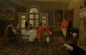 Hunt Breakfast In Edwardian Dining Room