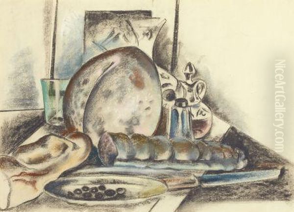 Still Life With Condiments (the Provolone Cheese) - view 1