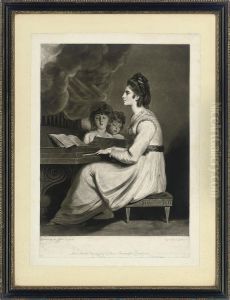 Mrs Sheridan As Saint Cecilia by William Dickinson