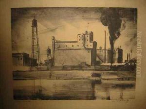 Mills--riverfront by William Dickinson