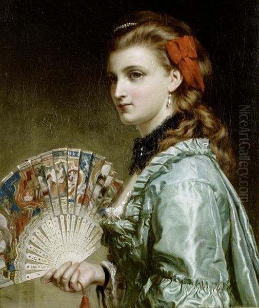 Portrait Of A Lady With An Ivory Fan - view 1