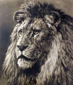 African Monarch by Herbert Thomas Dicksee