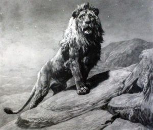 The King by Herbert Thomas Dicksee