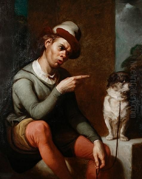Launce And His Dog Crab, From 'two Gentlemenof Verona - view 1