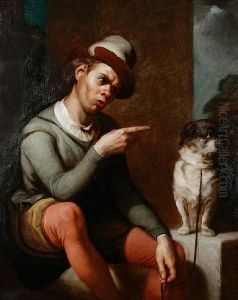 Launce And His Dog Crab, From 'two Gentlemenof Verona