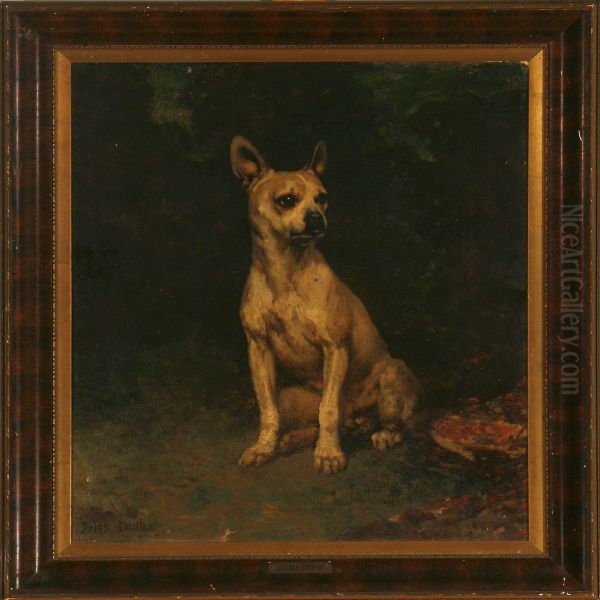 A Sitting Dog - view 1