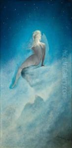Frage An Die Sterne by Karl Wilhelm Diefenbach