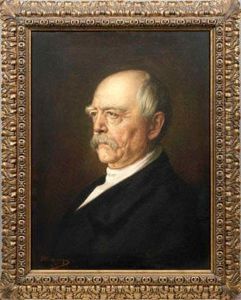 Portrait Des Reichskanzlers Otto Furst Von Bismarck by August Wilhelm Dieffenbacher