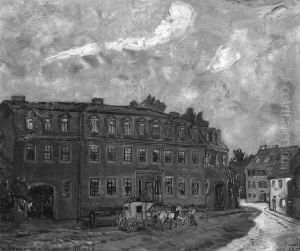 "goethes Wohnhaus Am Frauenplatz In
Weimar". Sign. Und Bez., Rucks. Auf Adressetikett Nochmals
Betitelt. Ol Auf Karton. 33,5 X 39,5 Cm. Rahmen "goethes Wohnhaus Am Frauenplatz In
Weimar". Sign. Und Bez., Rucks. Auf Adressetikett Nochmals
Betitelt. Ol Auf Karton. 33,5 X 39,5 Cm. Rahmen