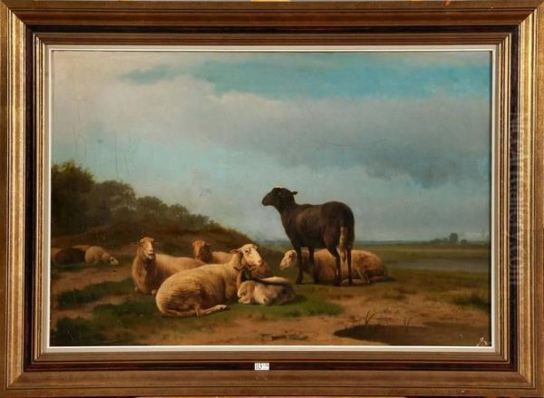 Moutons Au Pre - view 1