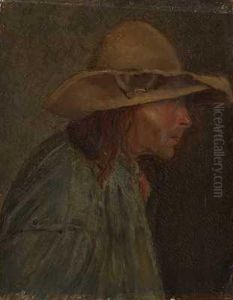 Portrait Einer Hessischen Bauerin by Jakob Furchtegott Dielmann