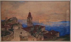 Church By Lake by Michael Zeno Diemer
