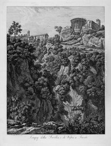 Tempio Della Sibilla, E Di Vesta A Tivoli by Albert Christophe Dies