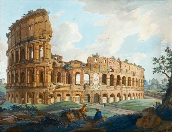 Forum Romanum Kolosseum In Rom - view 1