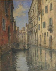 Canal A Venise by Georges Pierre Dieterle