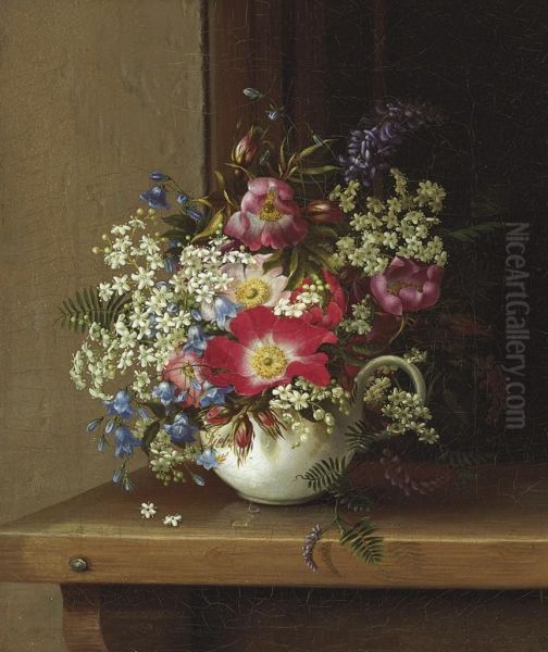 Still Life With Dog Roses - view 1