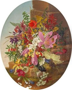 Still Life With Flowers by Adelheid Dietrich