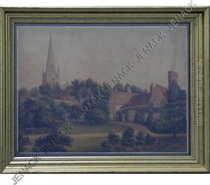 Landscape With Cathedral by Anton Dietrich