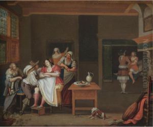 A Bawdy Brothel Interior