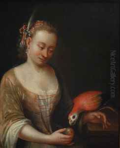 Gentildonna Con Pappagallo