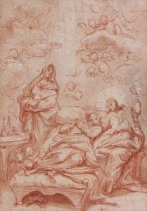 La Mort De Saint Joseph by Antoine Dieu
