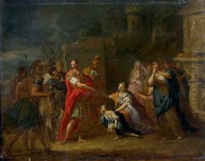 Lafamille De Darius Aux Pieds D'alexandre Le Grand by Antoine Dieu