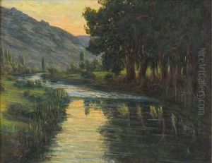 Landschaft Bei Ingelfingen Am Kocher by Hugo Diez