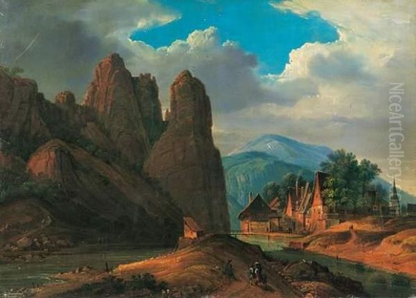 Idyllic River Landscape - view 1