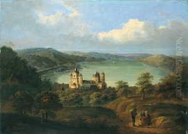 Blick Auf Das Kloster Maria Laach Am Laacher See In Der Eifel. - view 1