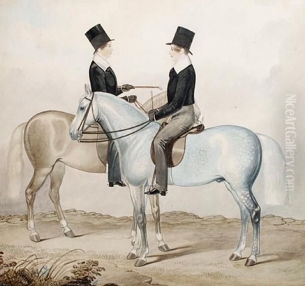 Henry Lygon On 'firefly Journey' And Hisbrother Frederick Lygon On 'champion Journey' - view 1
