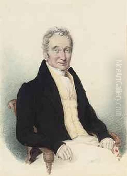 Fourteen Potraits Of Gentleman Including Captain Thomas Todd - view 1