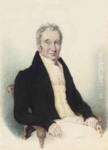 Fourteen Potraits Of Gentleman Including Captain Thomas Todd by Richard Dighton