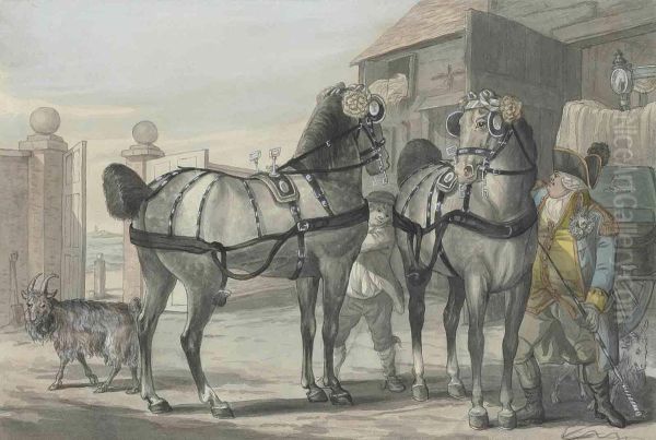 A Coachman And His Team - view 1