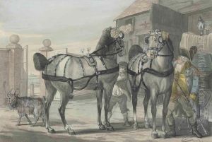 A Coachman And His Team by Robert Dighton
